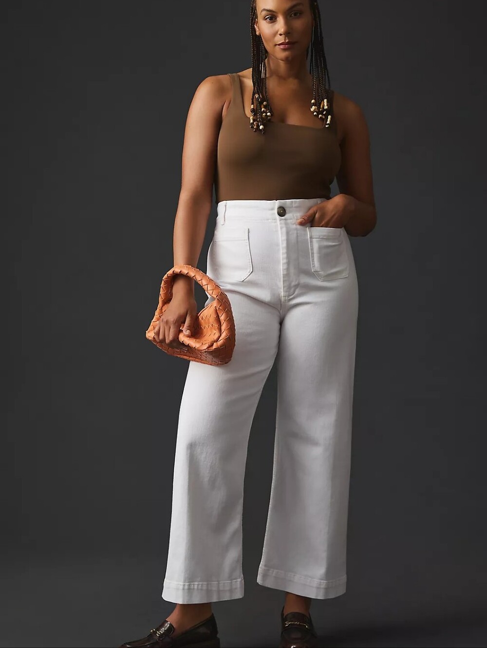 NWOT Maeve Anthropologie Colette Wide Leg Cropped Jeans 23T